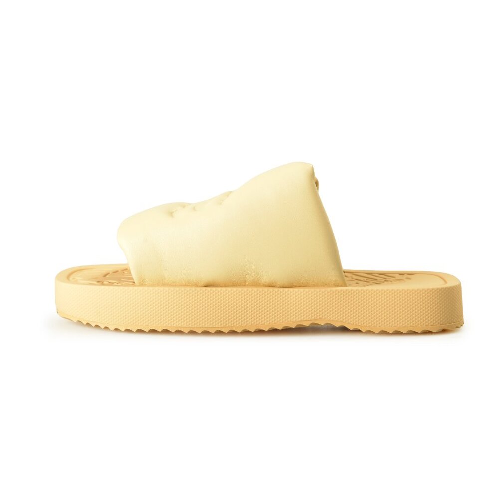 Burberry Women's "Knight Slab" 100% Leather Flip Flop Sandals ShoesUS 9 EUR 39 - Picture 2 of 8